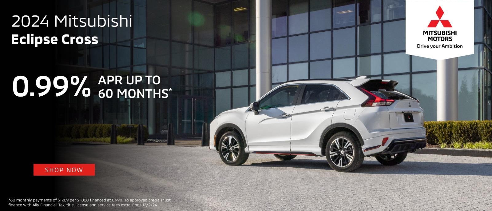 2024 Mitsubishi Eclipse Cross | 0.99% APR for 60 months