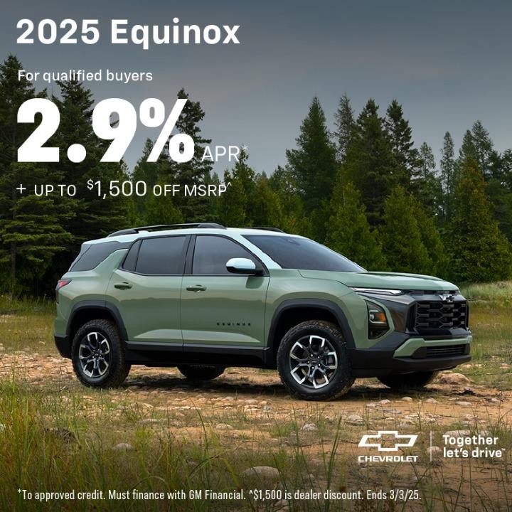 2024 Chevy Equinox 0% APR + $1,500 Savings