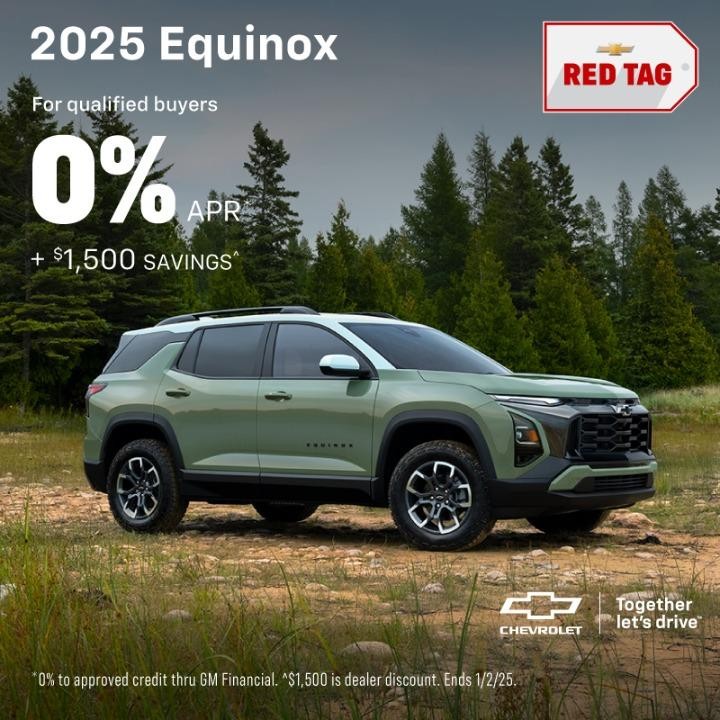 2024 Chevy Equinox 0% APR + $1,500 Savings