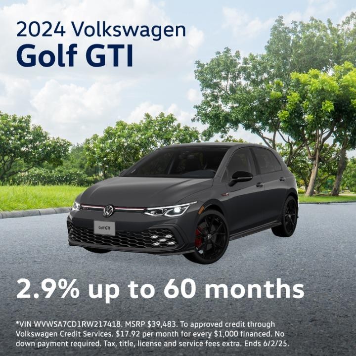 2024 Volkswagen Golf GTI 2.9% Up to 60Months