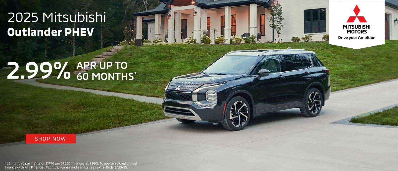 2025 Mitsubishi Outlander  | 2.99% APR for up to 60 Months