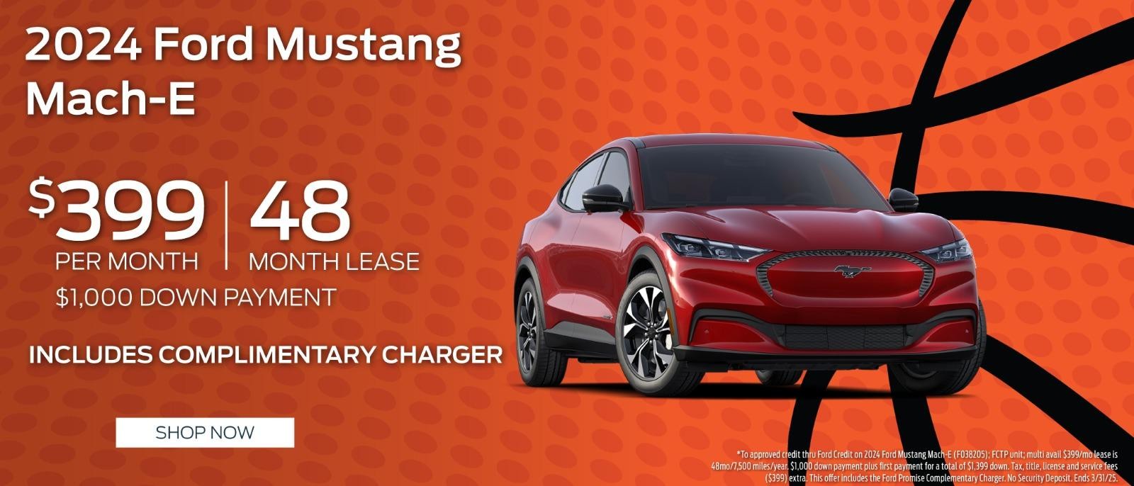 2024 Ford Mustang Lease $399/months for 48 months