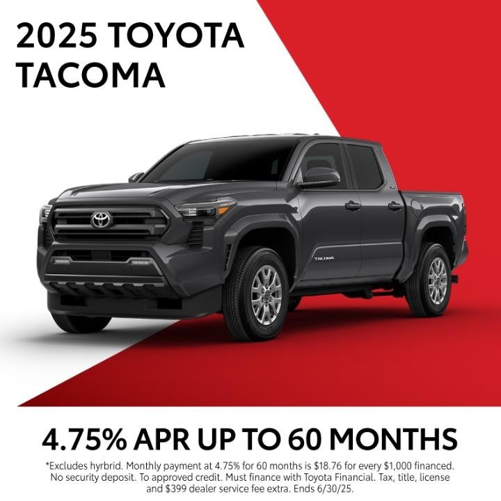 2023 Toyota Tacoma 4.75% APR Up to 60 months