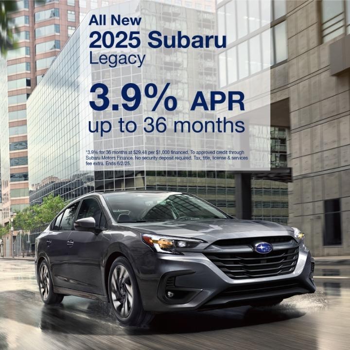 2025 Subaru Legacy 3.9% for 36 Months*