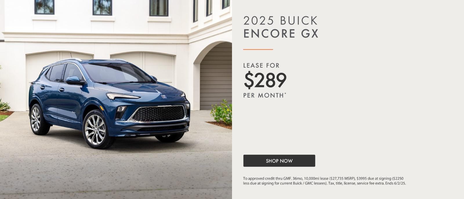 2025 Buick Encore Lease $289/mo