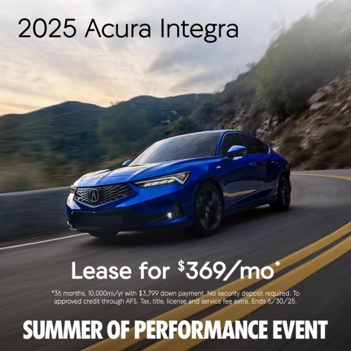 2025 Acura Integra $369/mo