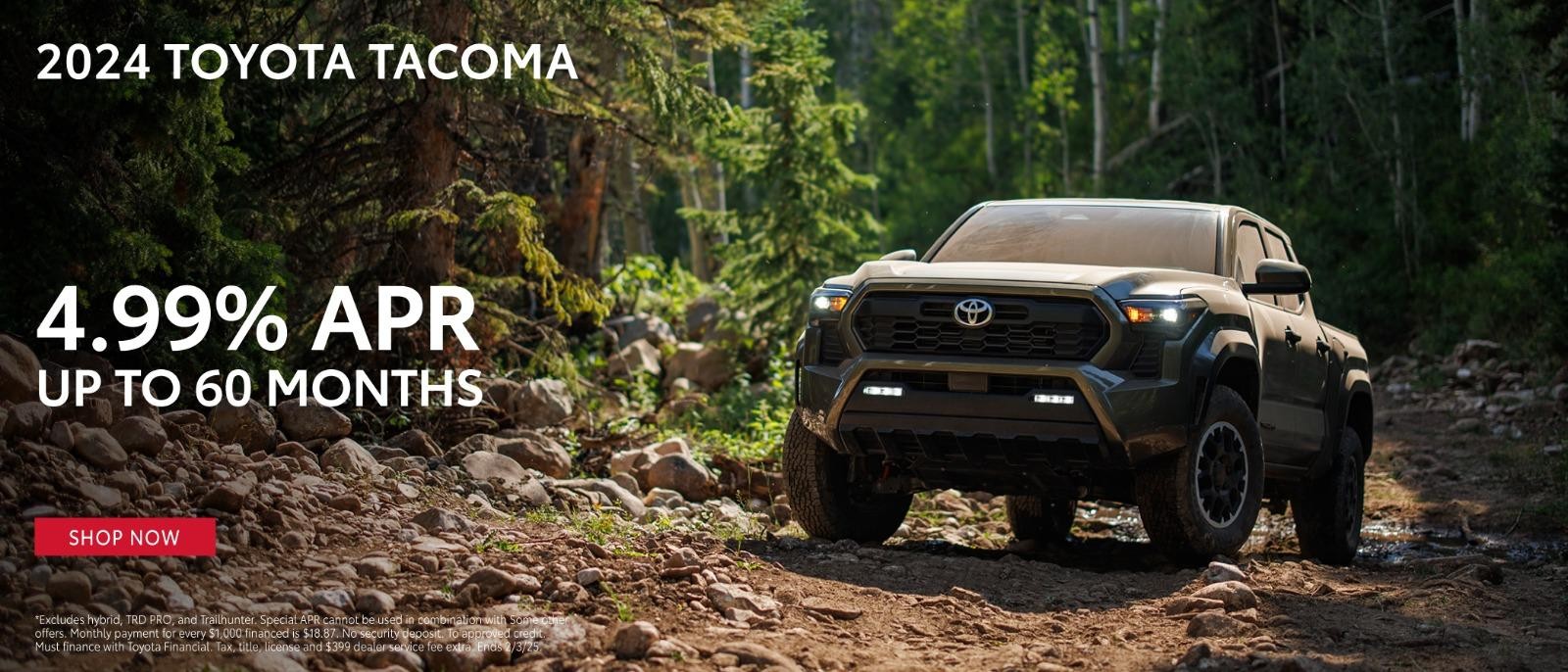 2025 Toyota Tacoma  4.99% APR for 60 Months