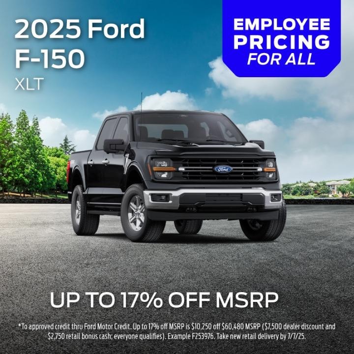2022  Ford F-150 Up to 17% off MSRP