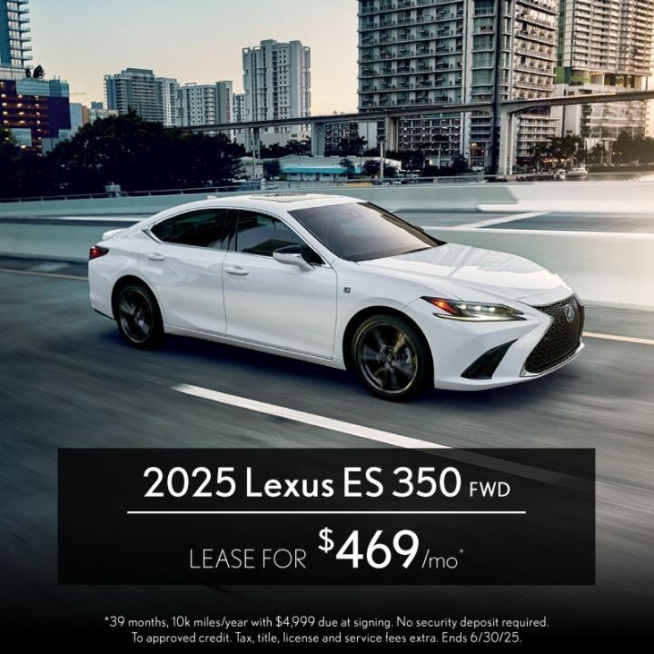 2025 Lexus ES 350 Lease $469/mo