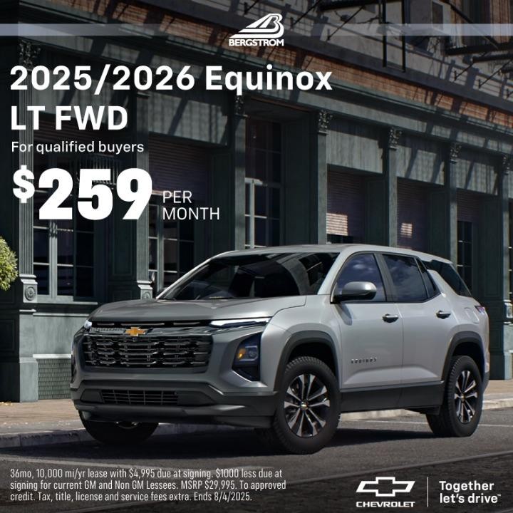 2025 Chevy Equinox $259/mo