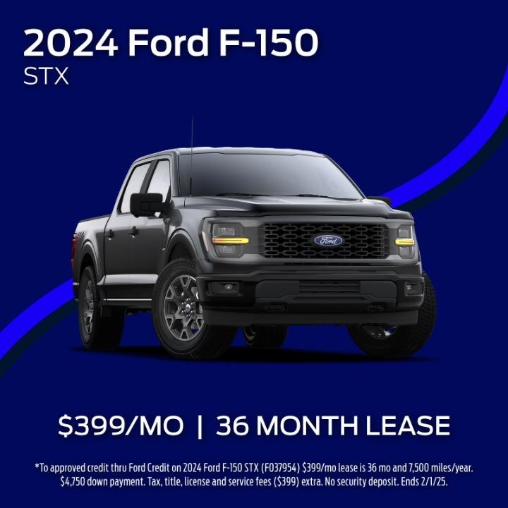 2024 Ford F-150 Lease for $399/mo for 66 months