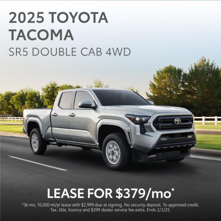 2025 Toyota Tacoma Lease $379/mo