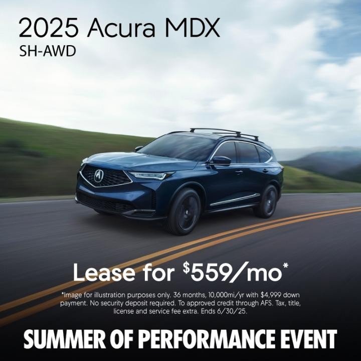2025 Acura MDX Lease for $559/mo