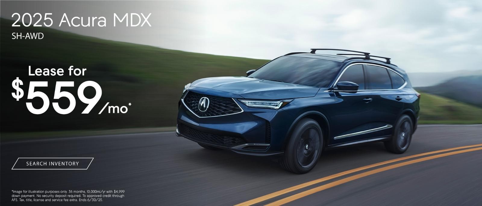 2025 Acura MDX Lease for $559/mo