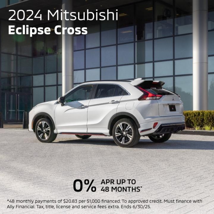 2024 Mitsubishi eclipse cross 0% APR for 48 months