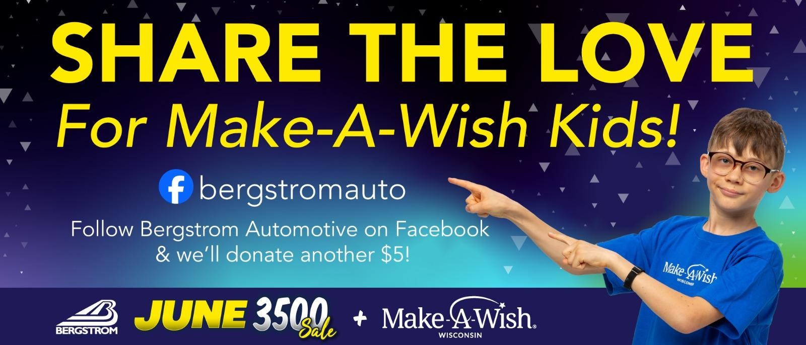 Share the Love for make a wish
