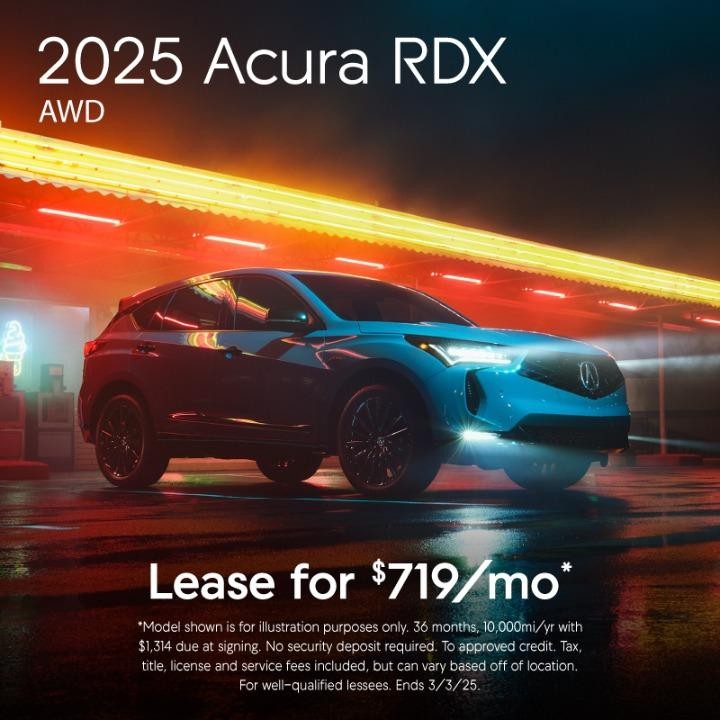 2025 Acura RDX | Lease for $719/mo