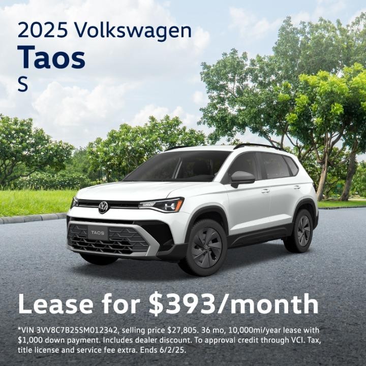 2025 Volkswagen Taos Offer | $393/mo