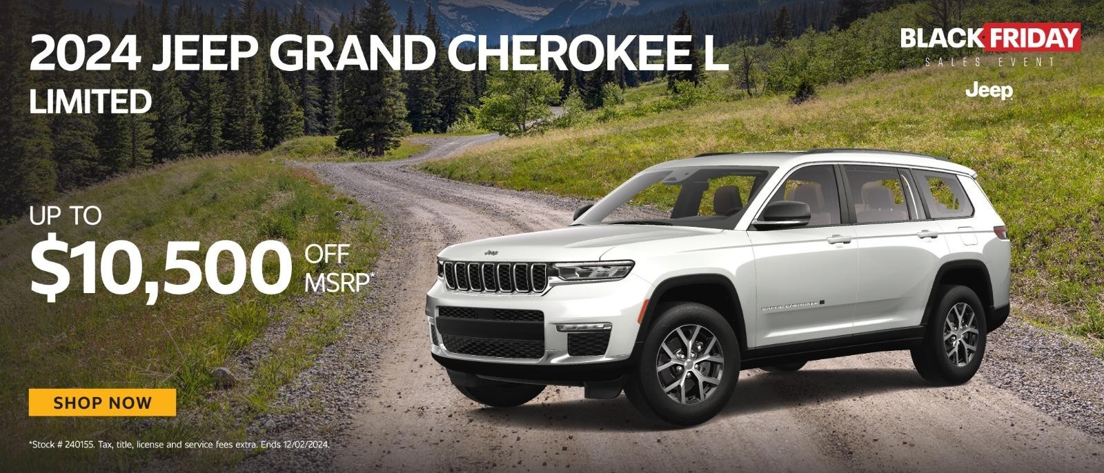 2024 Jeep  Grand Cherokee  upto $10,500 off msrp