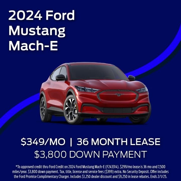 2024 Ford Mustange Lease for $349/mo for 36 months