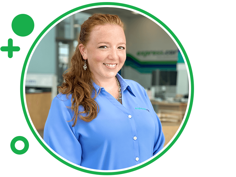 A smiling express.cars employee