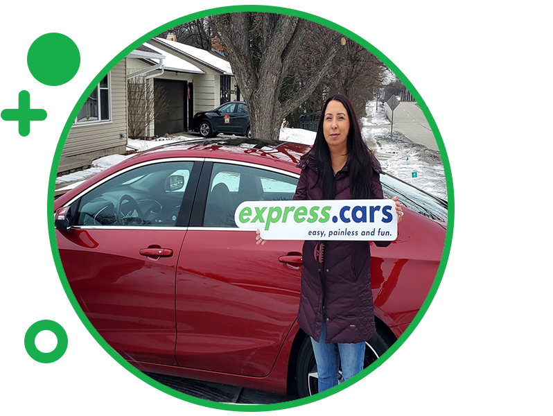 A smiling express.cars employee