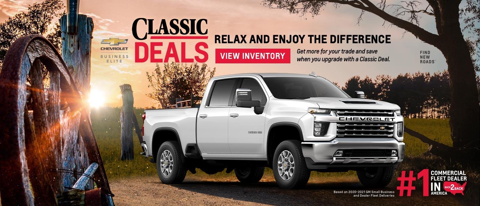 Classic Fleet Commercial is a Grapevine Chevrolet dealer and a new