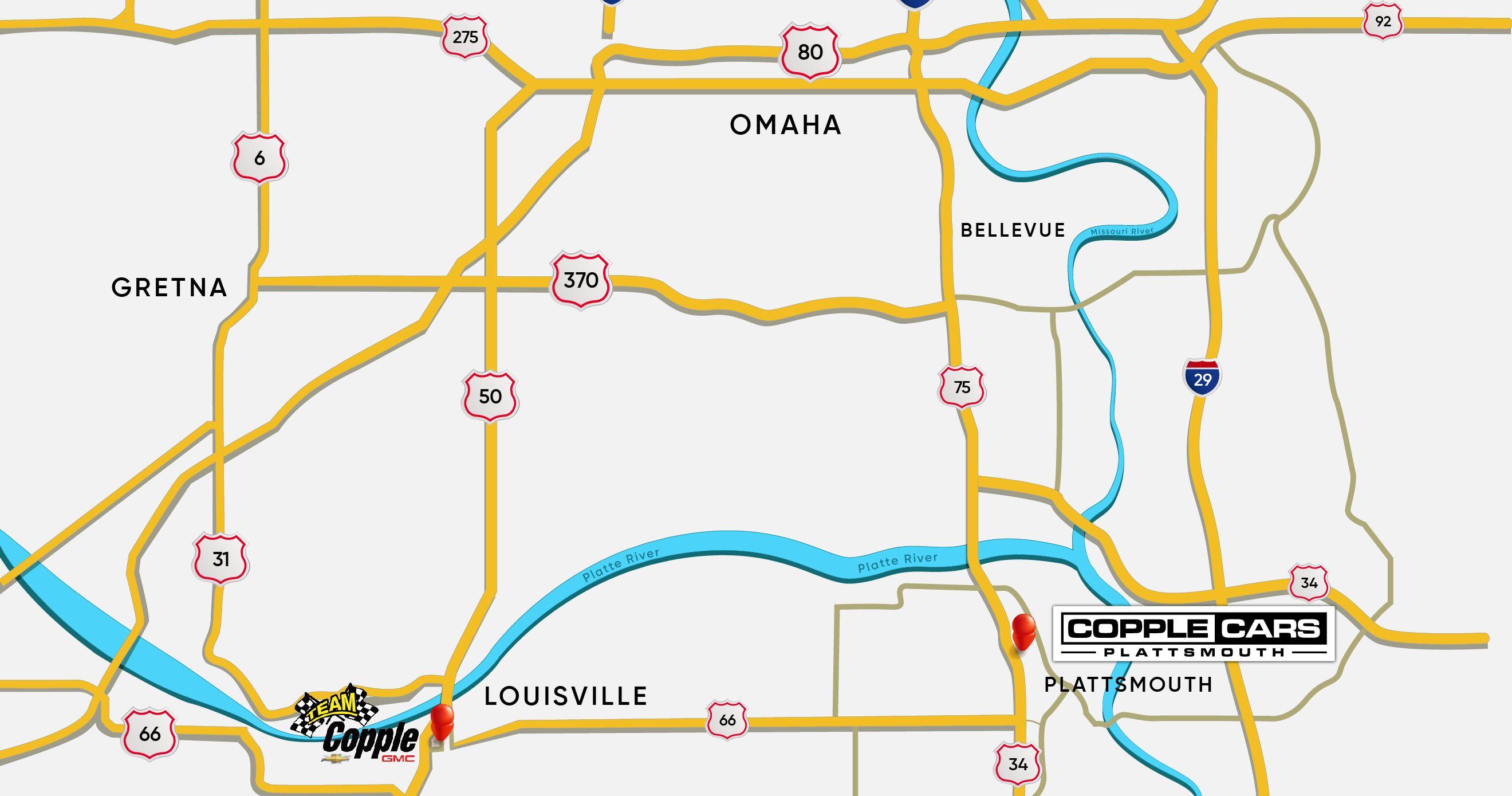 Copple Cars Plattsmouth is a Chevrolet, GMC, Dodge, Ram, Ford dealer selling used cars in