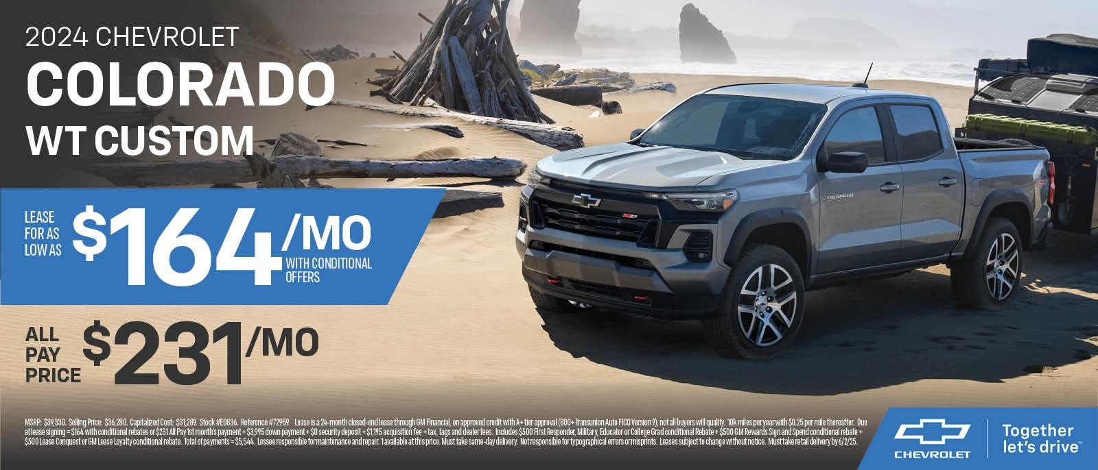 2024 Colorado may lease offer