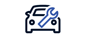 Blue service icon