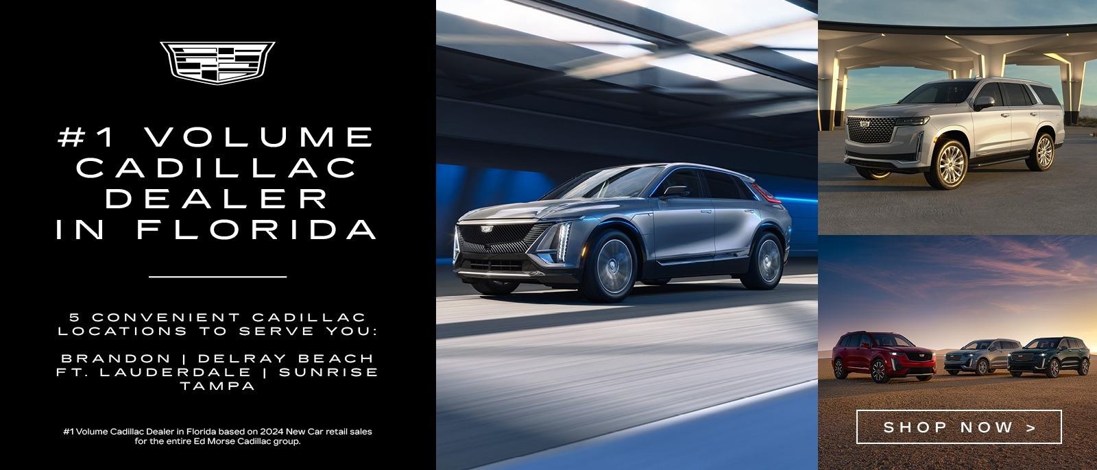 #1 Volume Cadillac dealer i n Florida