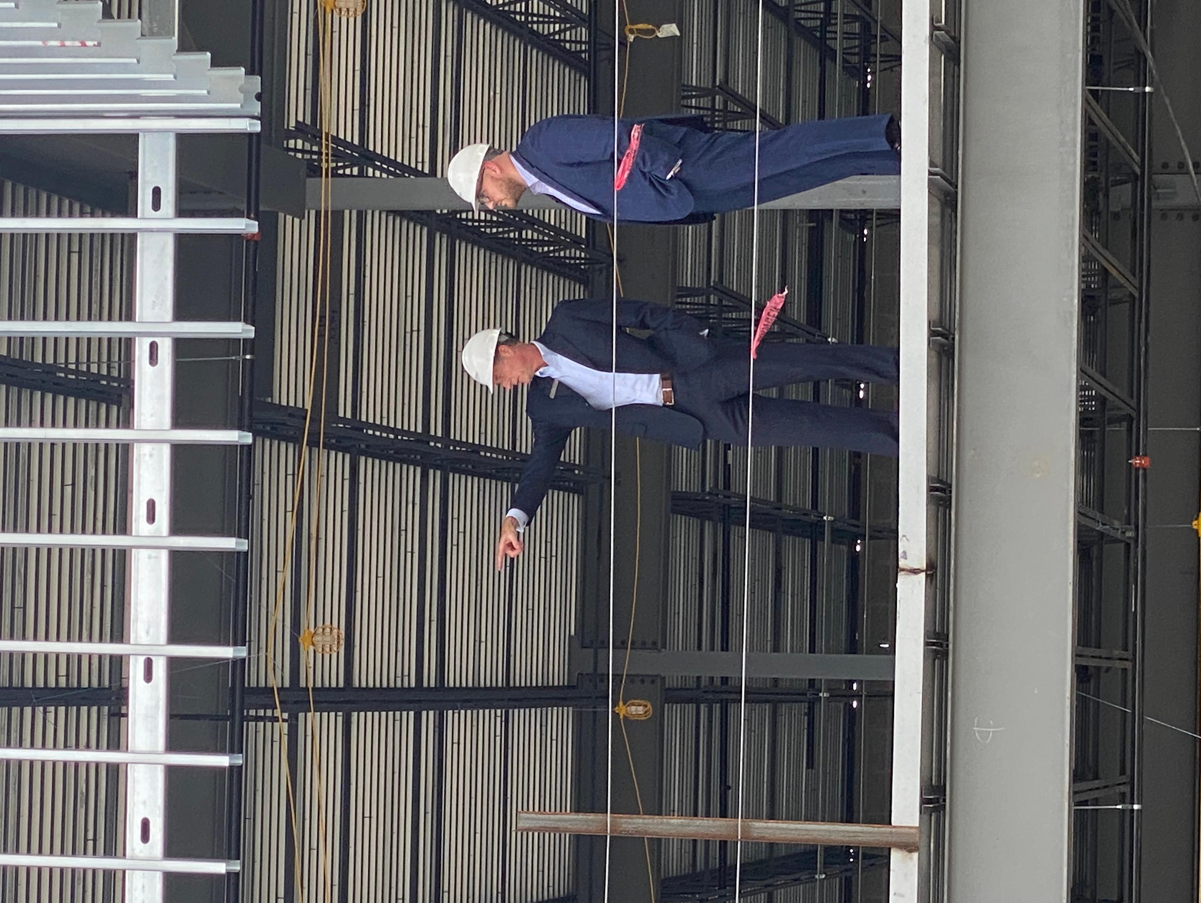 Viewing the second floor of Grubbs Acura