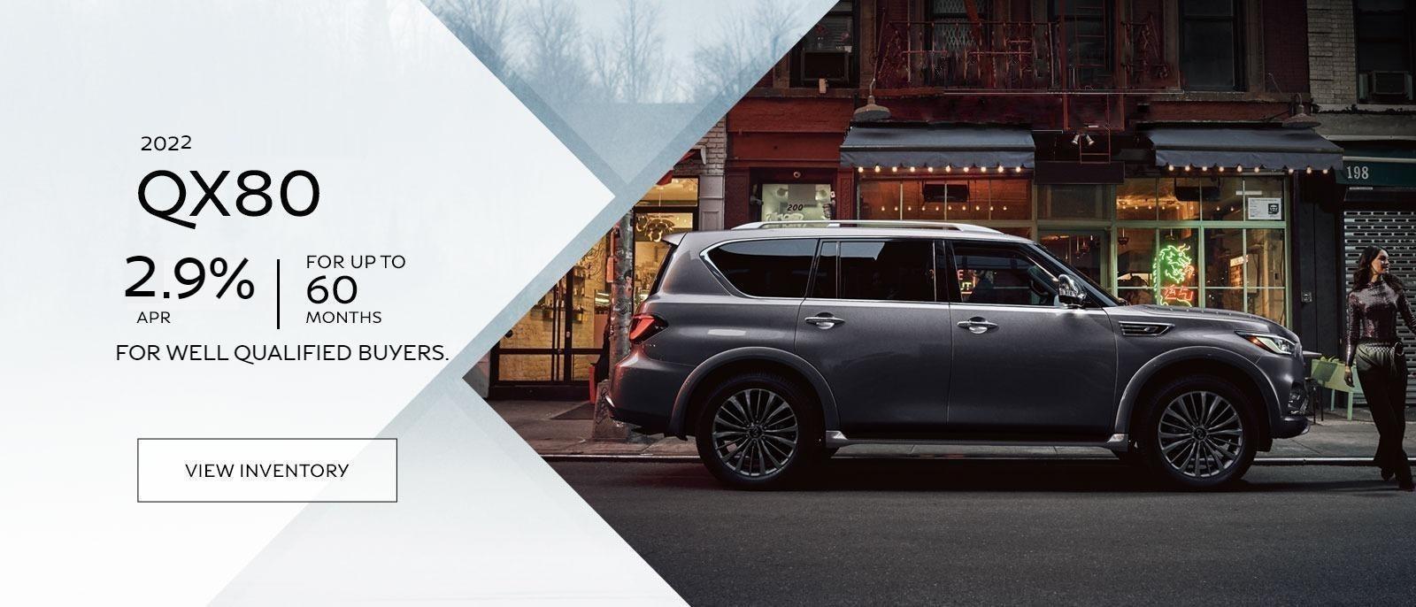 2.9% APR financing for up to 60 months for well qualified buyers.