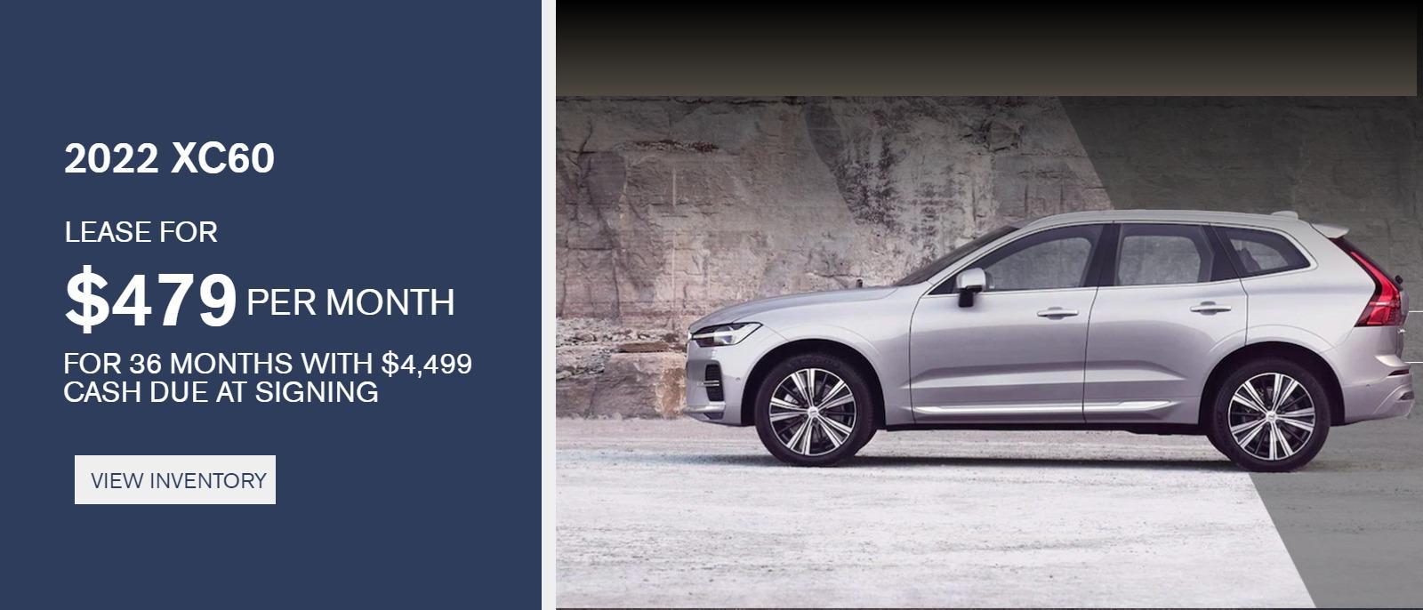 Lease for $479 a month for 36 months with $4,499 Cash due at signing