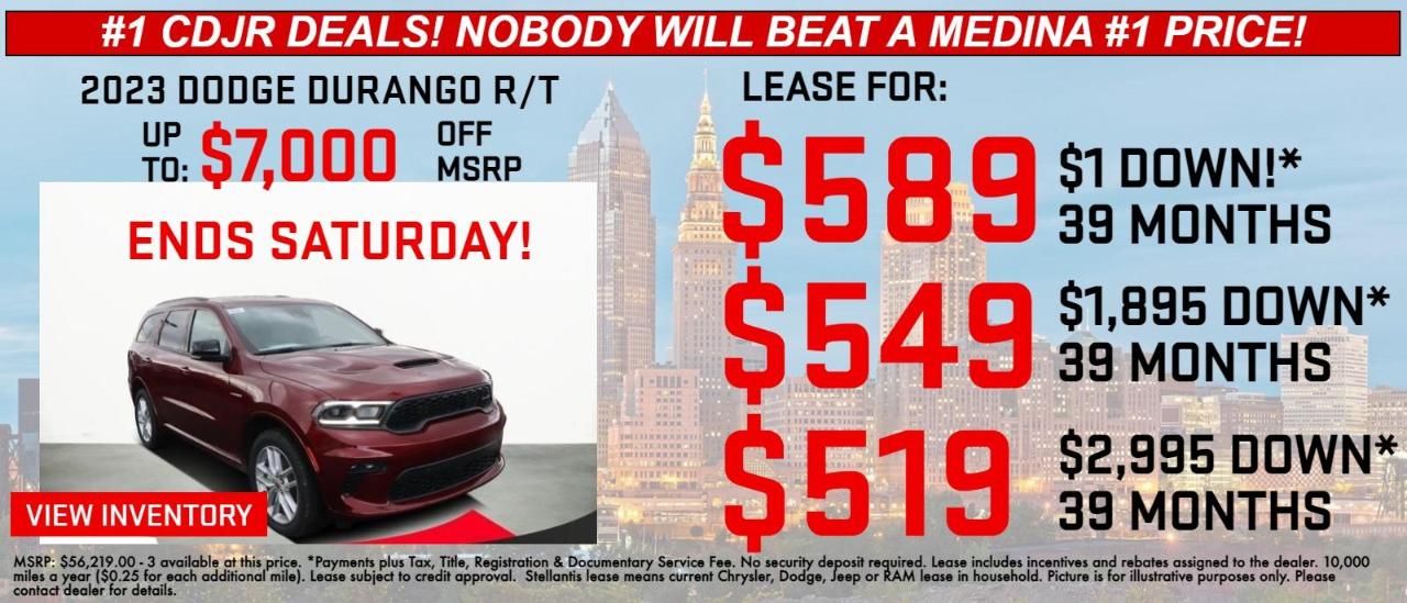 Medina Auto Mall is a Medina Cadillac, Buick, GMC, Chrysler, Dodge