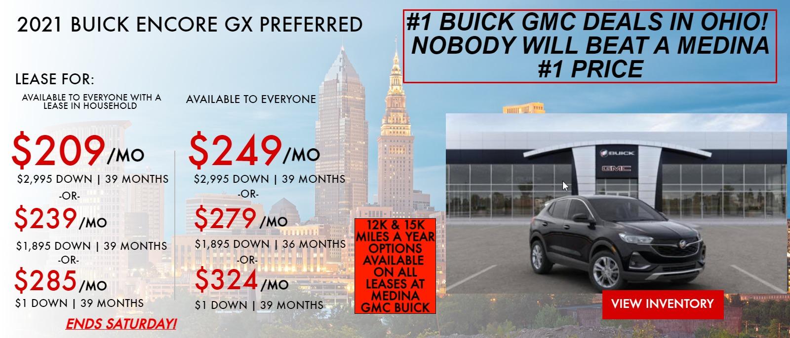Buick Encore GX lease special