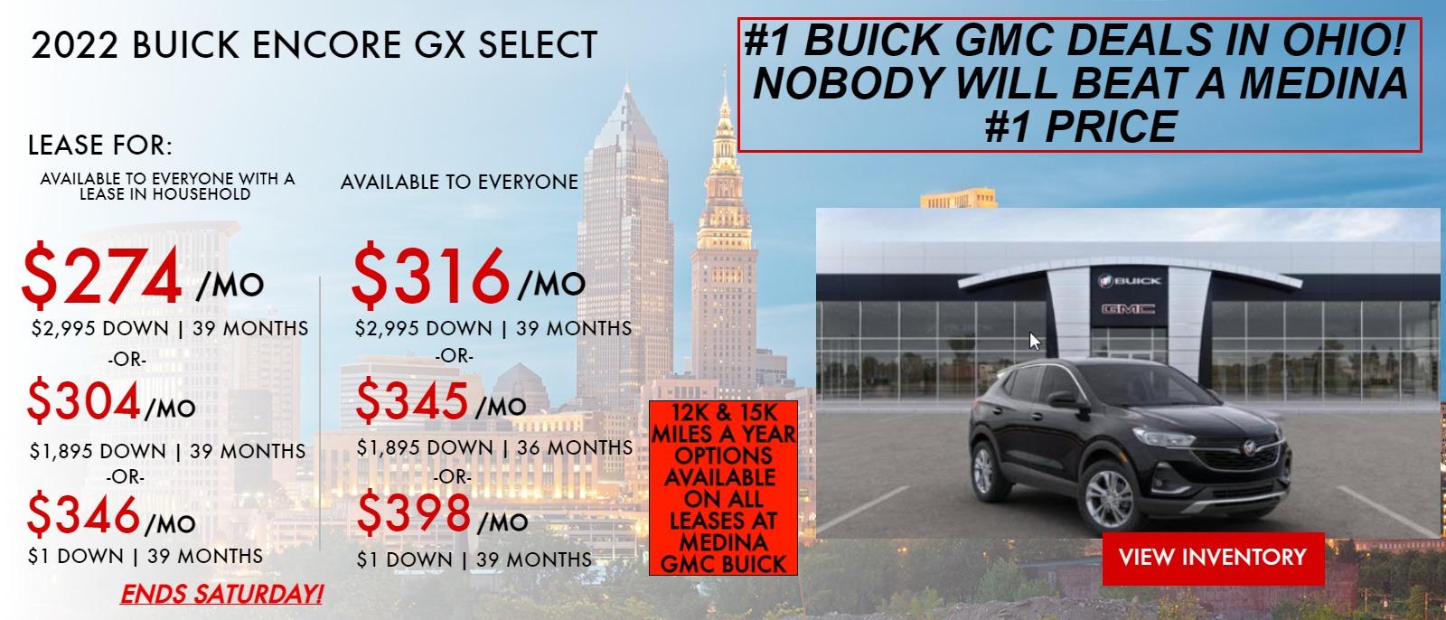 Buick Encore GX lease special