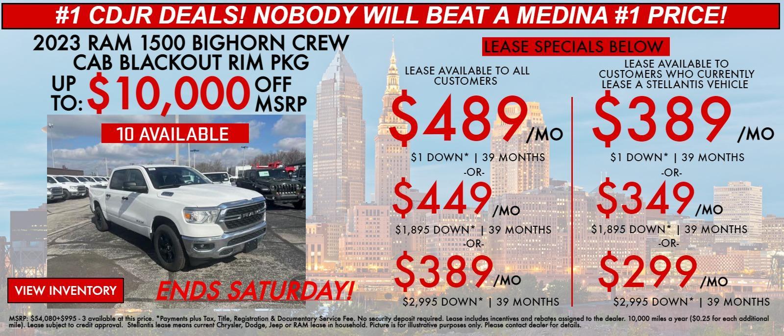 Medina Auto Mall is a Medina Cadillac, Buick, GMC, Chrysler, Dodge, Jeep, Ram, Wagoneer dealer