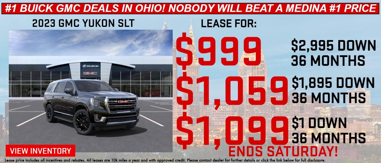 YUKON LEASE SPECIALS