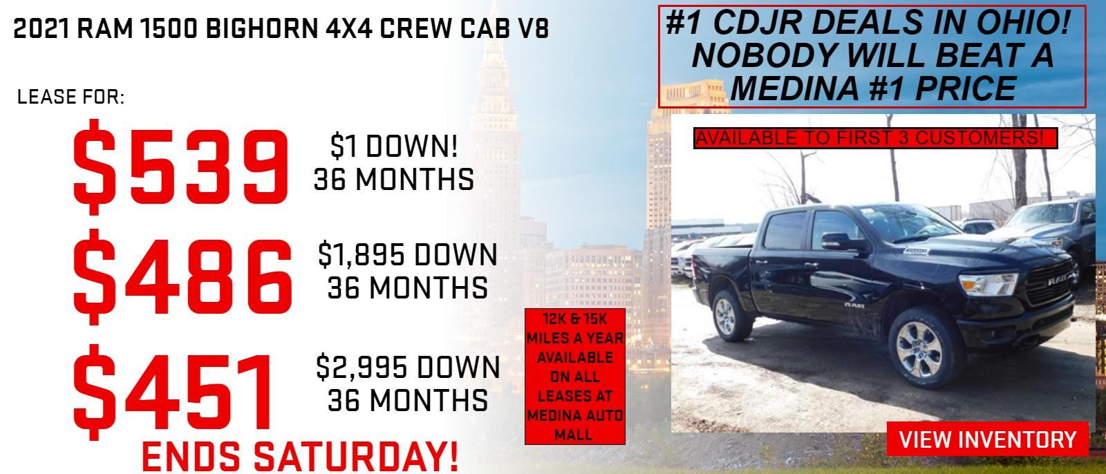 Medina Auto Mall is a Medina Cadillac, Buick, GMC, Chrysler, Dodge