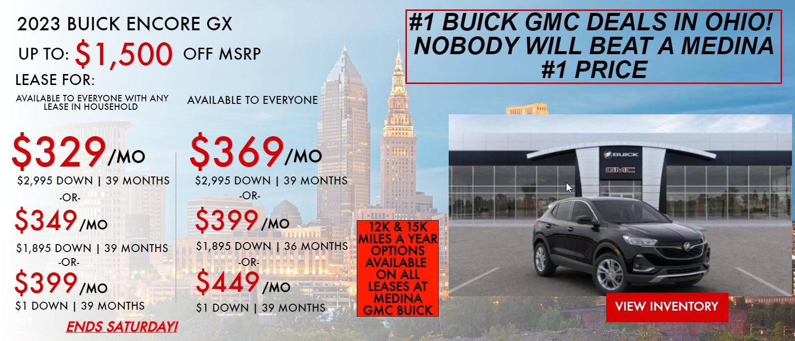 Buick Encore GX lease special