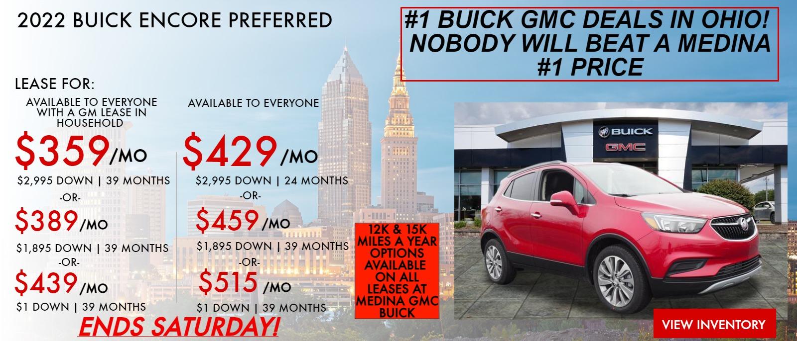 Buick Encore Lease Specials