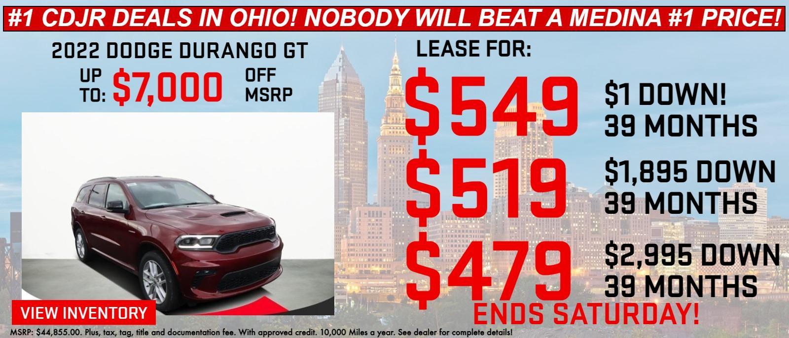 Medina Auto Mall is a Medina Cadillac, Buick, GMC, Chrysler, Dodge