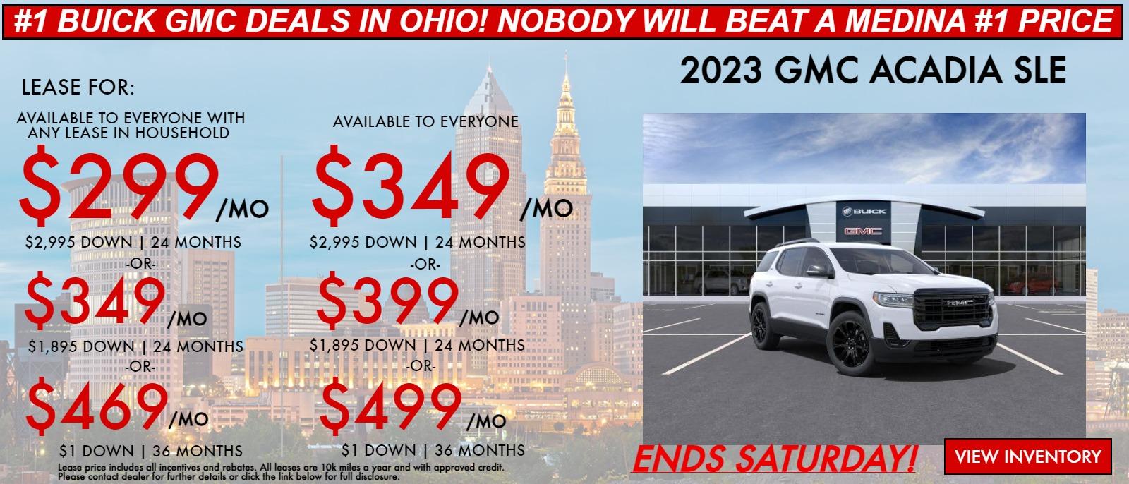 ACADIA lease special