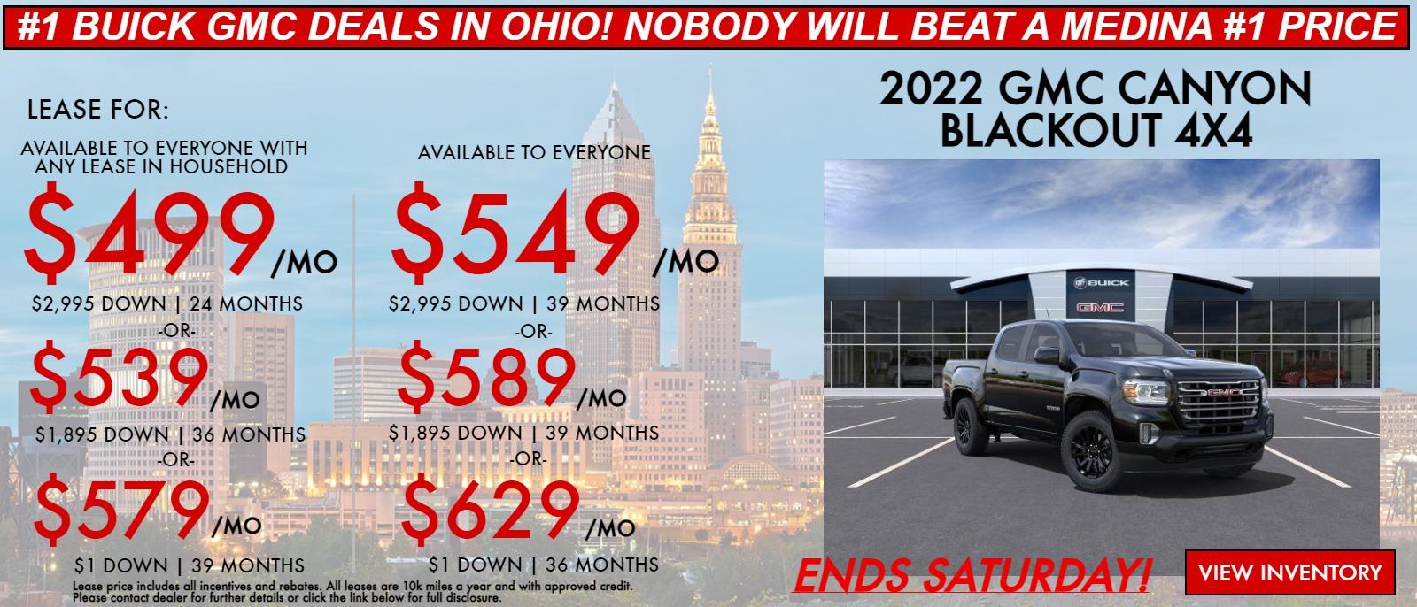 CANYON lease special