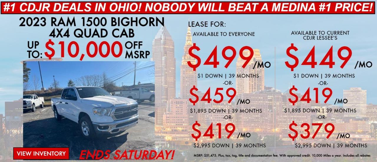 Medina Auto Mall is a Medina Cadillac, Buick, GMC, Chrysler, Dodge