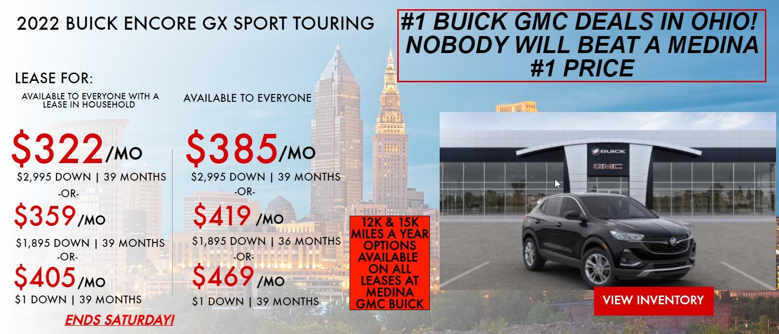Buick Encore GX lease special