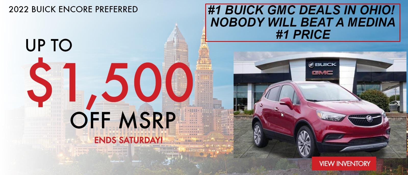 Buick Encore | up to $1,500 off MSRP