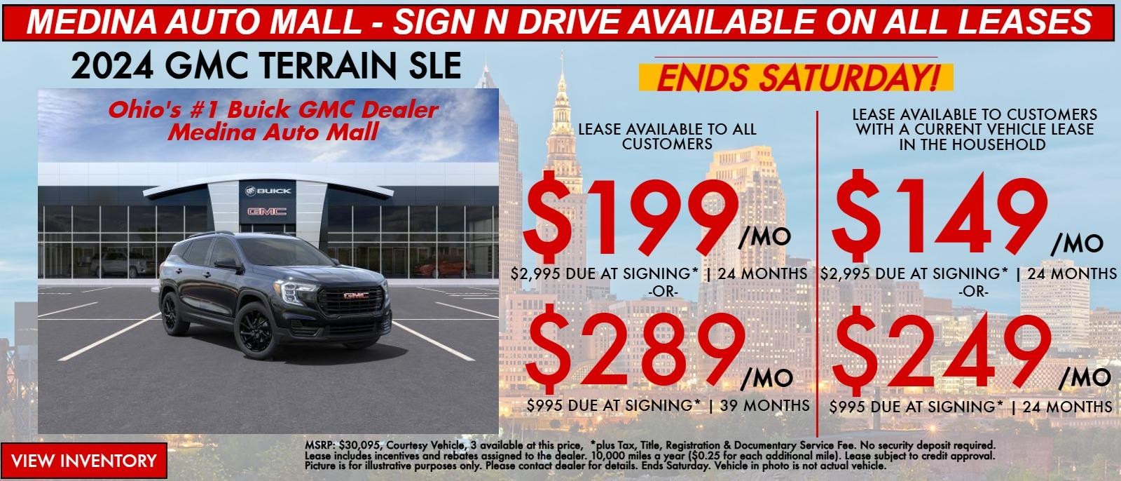 TERRAIN lease special deals in Medina, OH