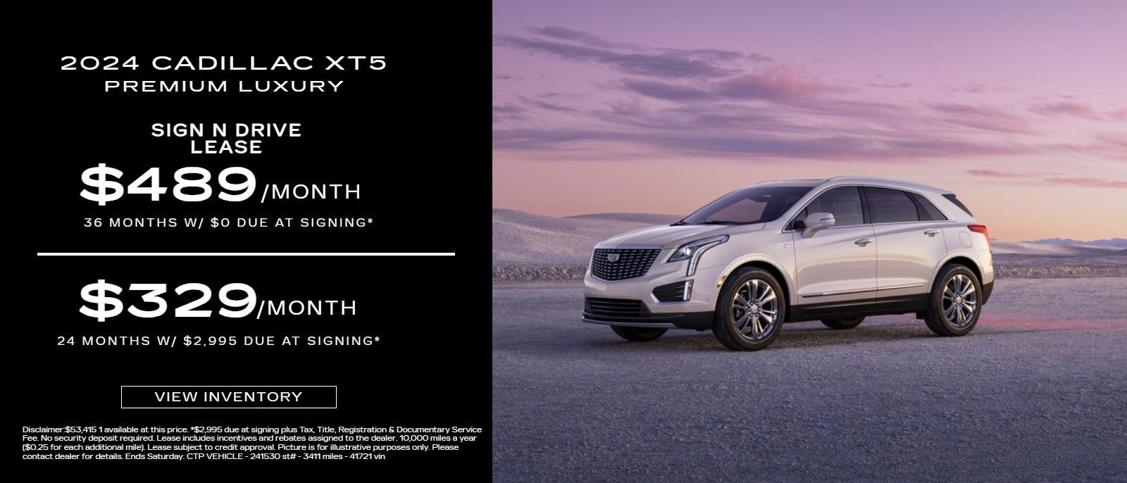 2024 CADILLAC XT5 PREMIUM LUXURY